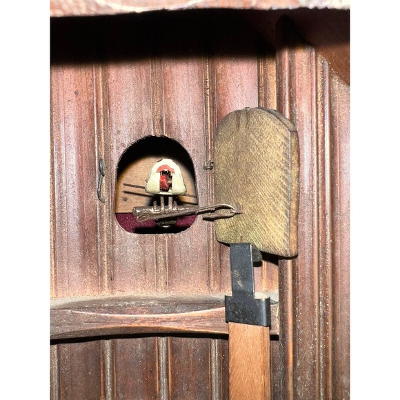 Vintage Hubert Herr Black Forest Cuckoo Clock -Germany - Picture 7 of 10